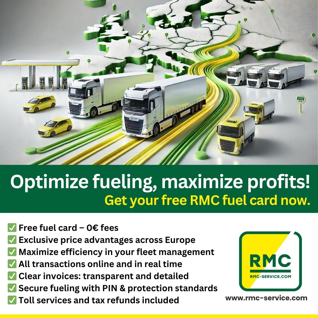 The RMC fuel card / fleetcard for Europe