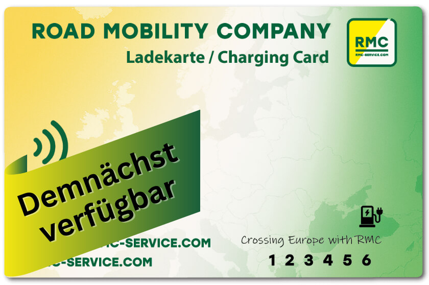 RMC Ladekarte – Einfach Auto laden & europaweit elektromobil unterwegs