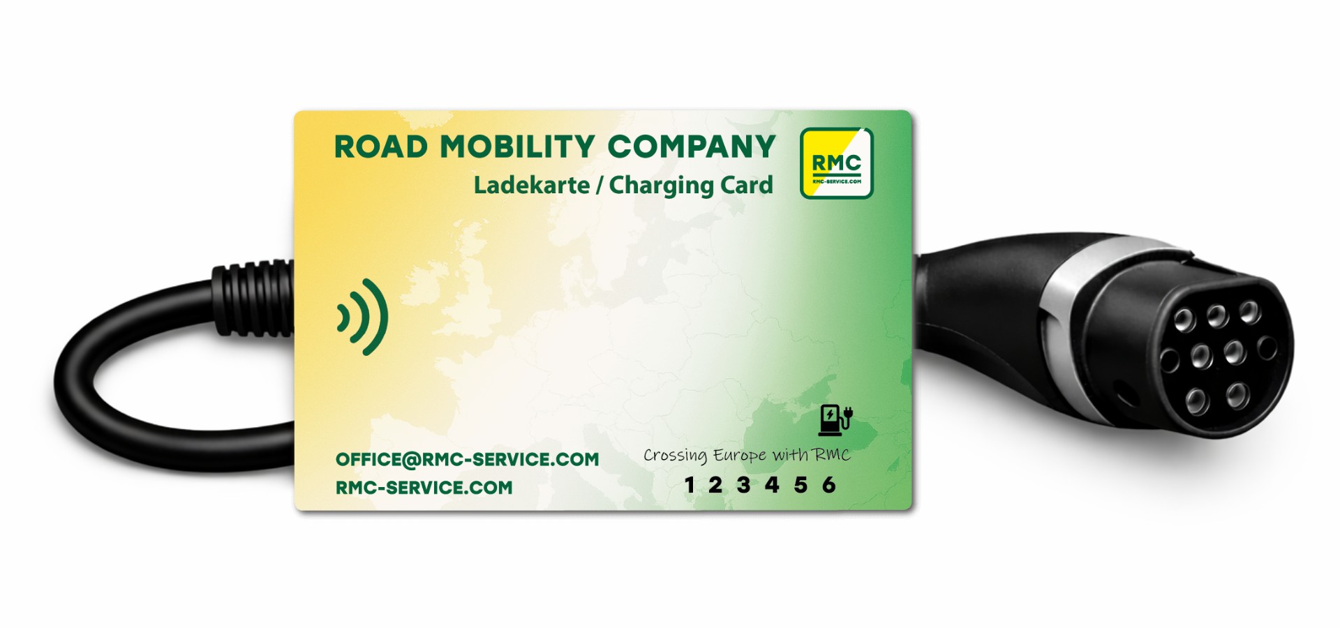 RMC Ladekarte – Einfach Auto laden & europaweit elektromobil unterwegs