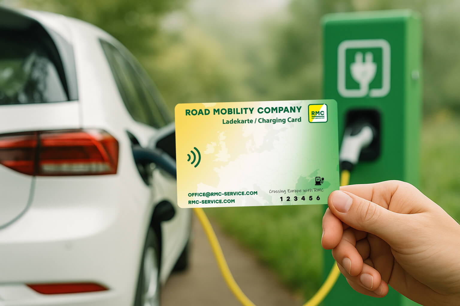 RMC Ladekarte – Europaweit E-Auto laden leicht gemacht