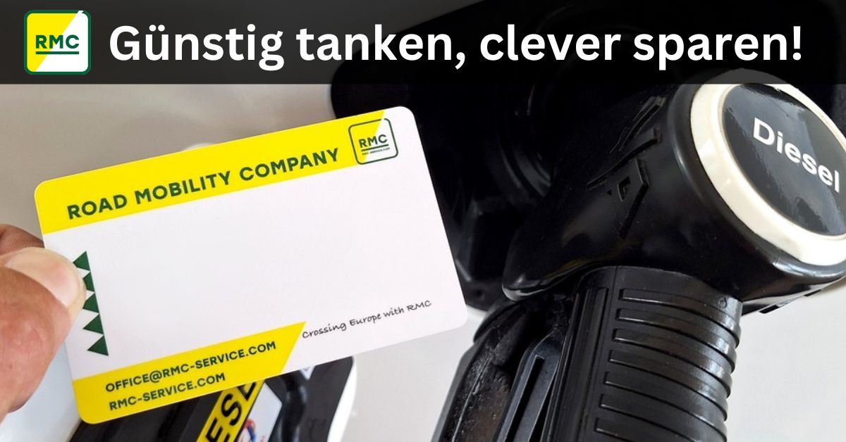 Tankkarte von RMC | Einfach günstiger tanken