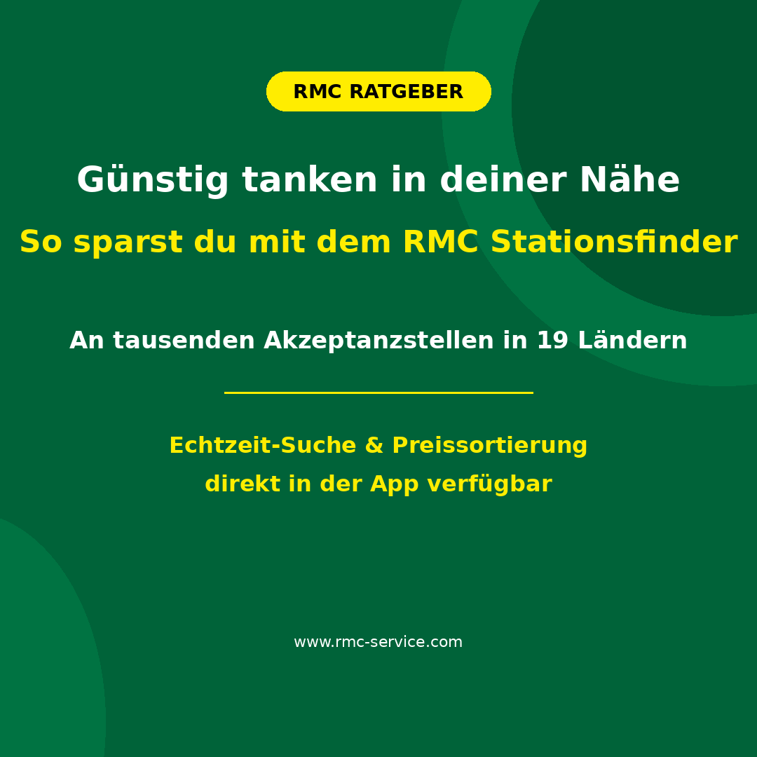 Günstig tanken in deiner Nähe mit RMC