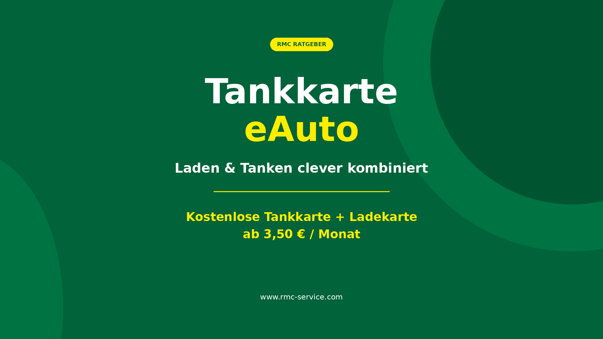 Tankkarte eAuto: Laden, Tanken & Fuhrpark | RMC