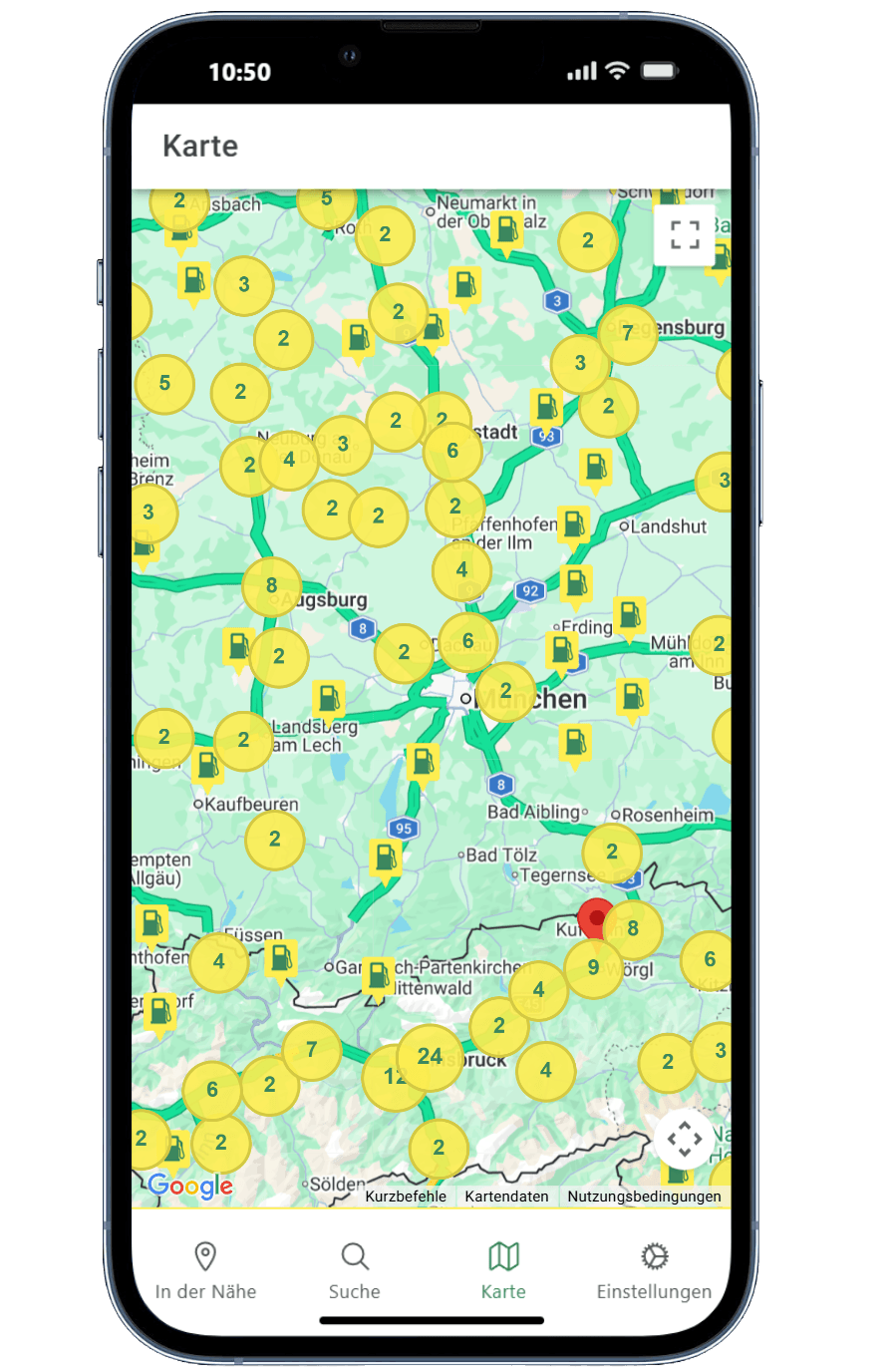 RMC Fuel Stationsfinder / Chargefinder