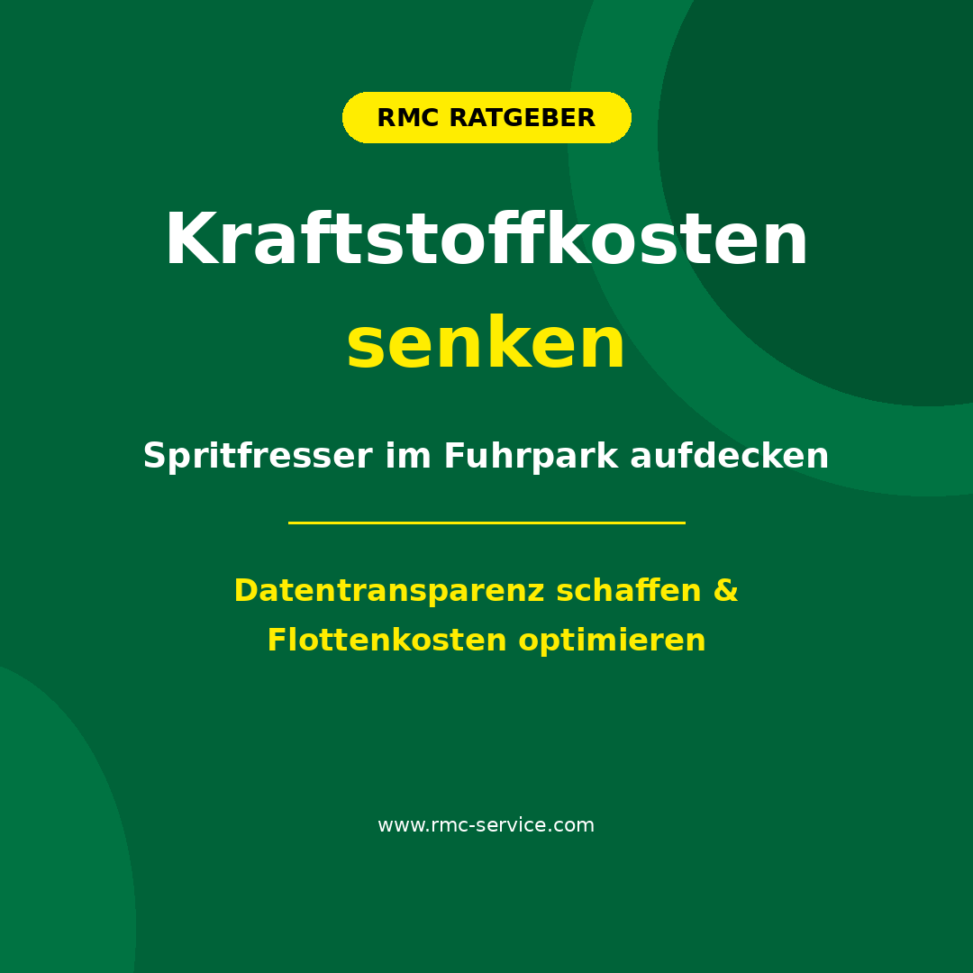 Kraftstoffkosten im Fuhrpark senken: Spritfresser aufdecken | RMC