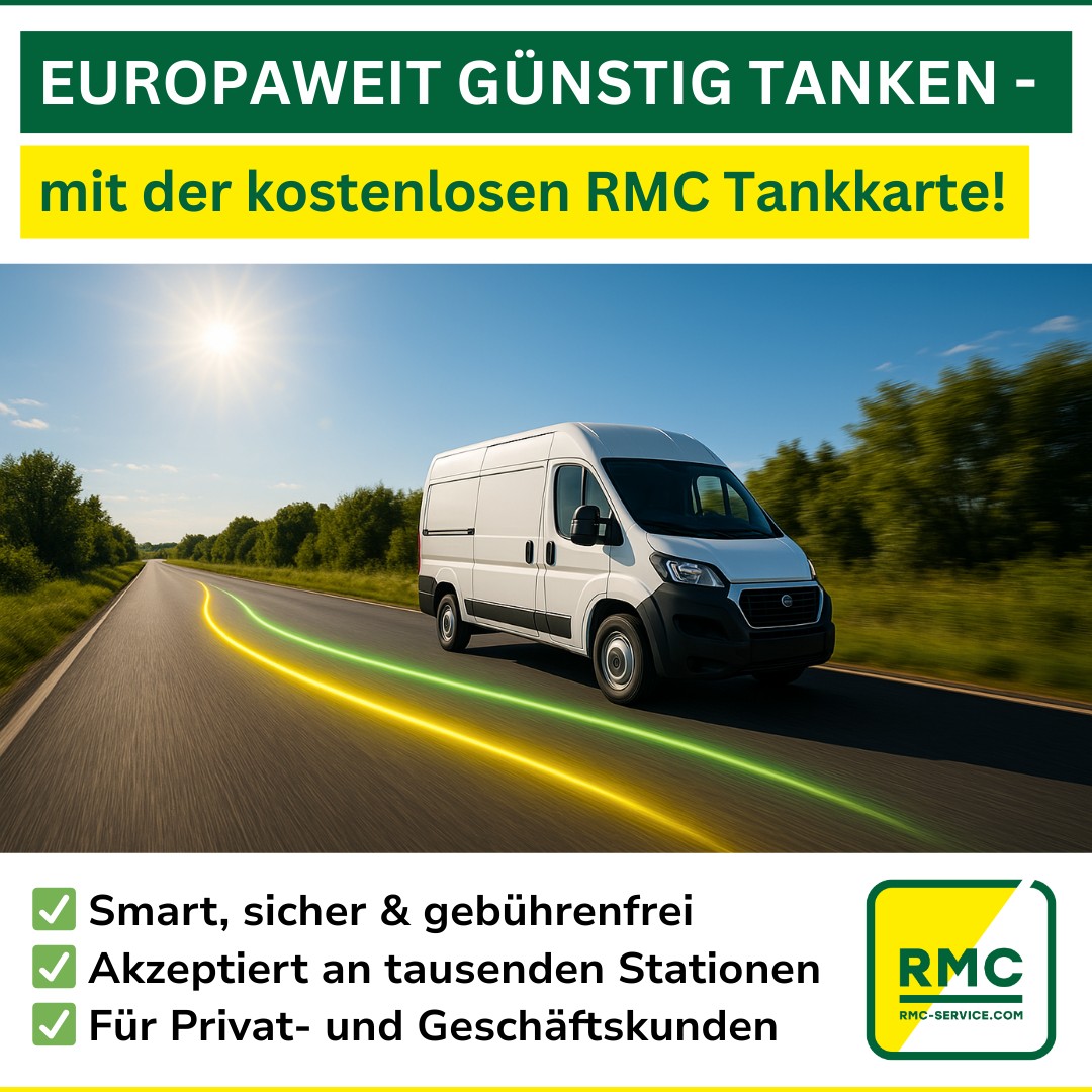 RMC Tankkarte für Handwerksbetriebe: Mehr Kontrolle für kleine Flotten
