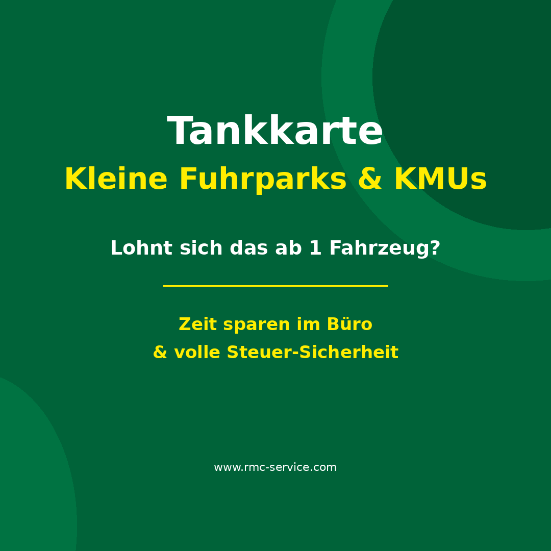 Lohnt sich eine Tankkarte für kleine Fuhrparks &amp; KMUs? | RMC